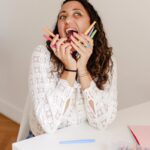 Accueil lynda portrait marqueurs drole